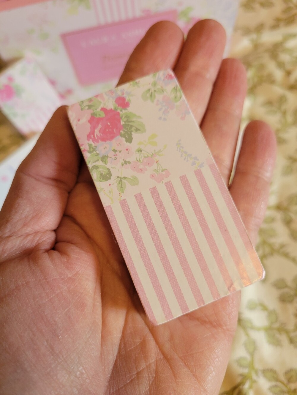 Laura Ashley English Garden Floral Dominoes Set Shabby Chic Cottagecore Pastel - Picture 6 of 16